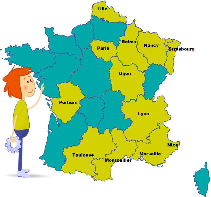 CARTE FRANCE Centres Janvier2018.bis